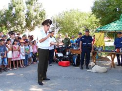 «СЫРДАРИЯ» ЛАГЕРІНДЕ БАЛАЛАР ҮШІН МЕРЕКЕЛІК КЕЗДЕСУ ҰЙЫМДАСТЫРЫЛДЫ