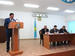 ЖАҢАҚҰРЫЛЫС АУЫЛЫНЫҢ ӘКІМІ ХАЛЫҚҚА ЕСЕП БЕРДІ