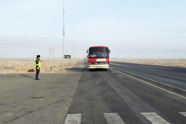 Қызылордада «Автобус» жедел-профилактикалық шарасы өтті