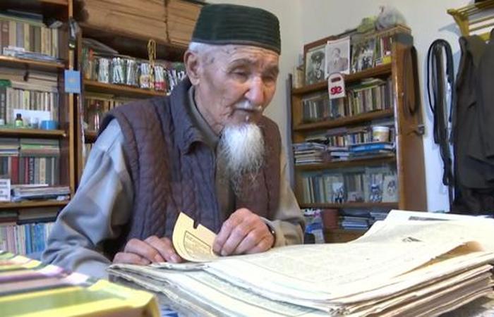 84 жастағы қызылордалық қария әлі күнге кітапханаға барады
