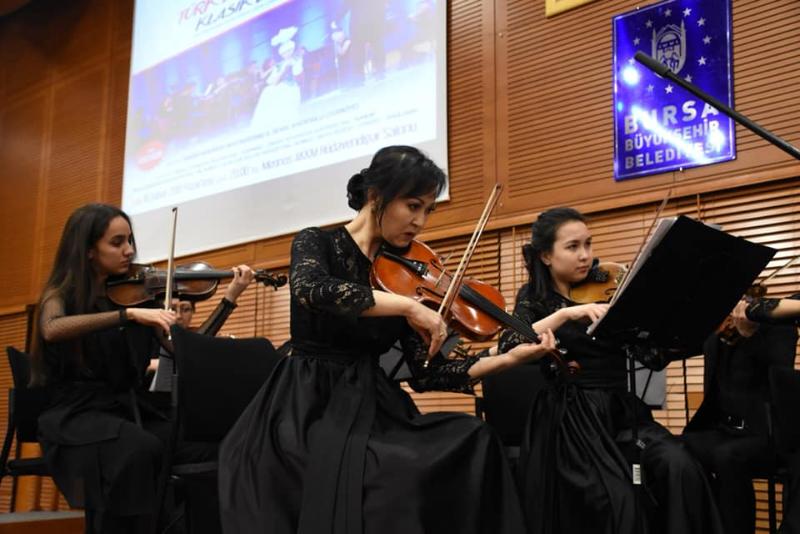 Қызылордалық камералық оркестр халықаралық фестивальде өнер көрсетуде