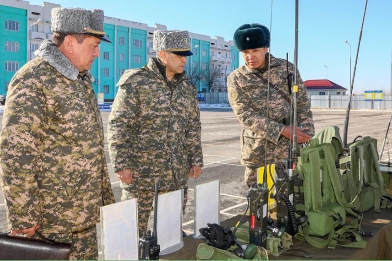 Қызылорда гарнизонының жауынгерлік әзірлігі тексерілді