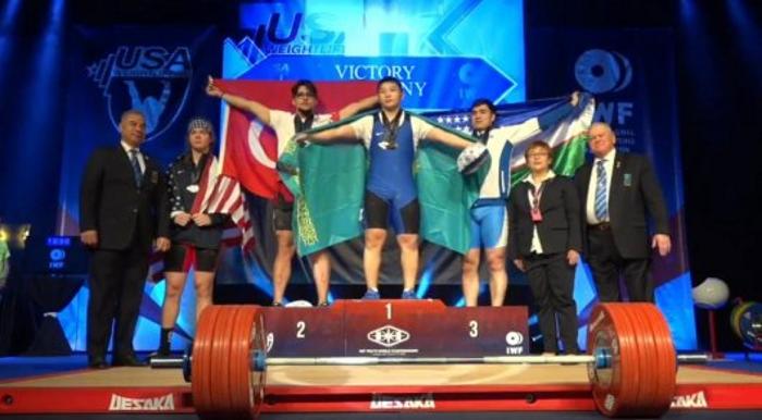 Қызылордалық ауыр атлет әлем чемпионатында алтын медаль иеленді
