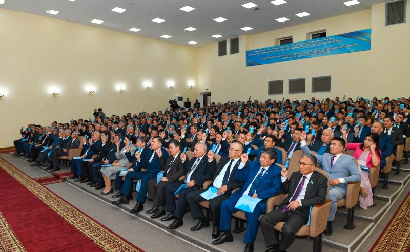 Қызылордада "Nur Otan" партиясының ХІХ кезектен тыс съезінің делегаттары сайланды